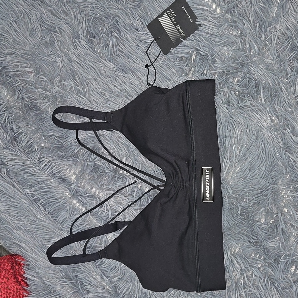 Savage X Fenty Curve Alert Medium-Impact Sports Bra Top ONLY